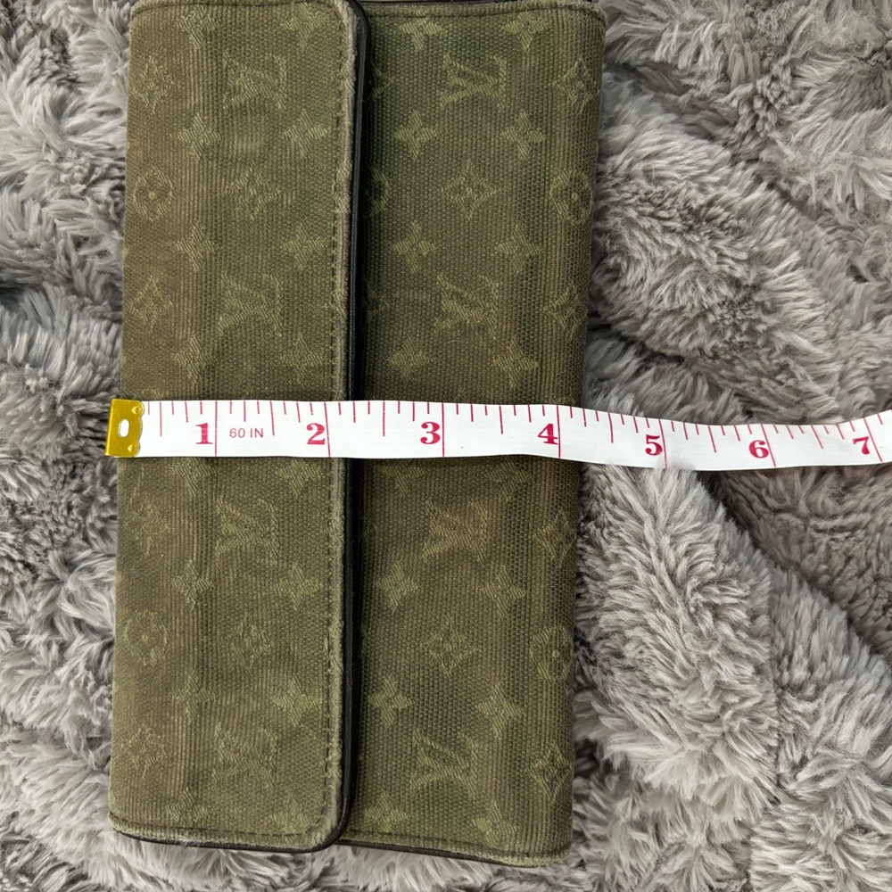 Louis Vuitton Mini Lin Wallet - Women | Color: Green - Picture 10 of 15